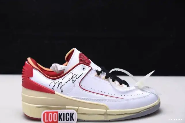 Rep Husky SP Jordan Red Off-White Low White Retro DJ4375-106 2 0604